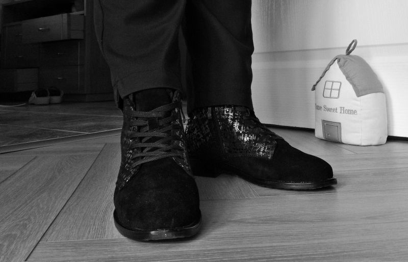 Filippo Leder Plateaustiefeletten DBT6335/24 BK MLT Schwarz