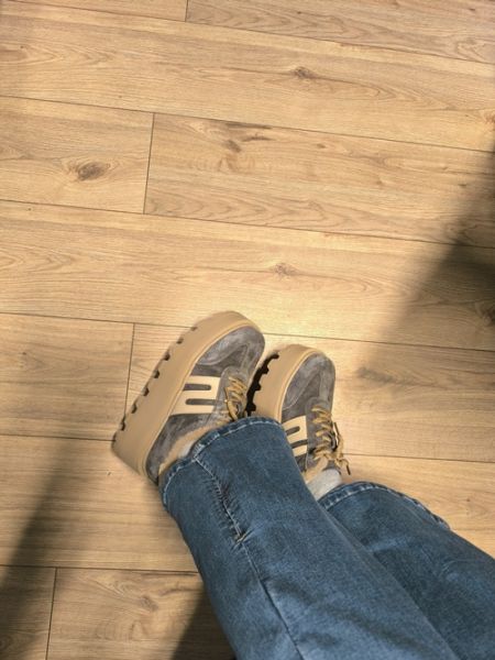 Filippo Ledersneakers mit Plateausohle DP7110/25 TP Taupe