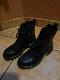 Filippo Lederstiefeletten mit Absatz DBT7131/25 BK Schwarz