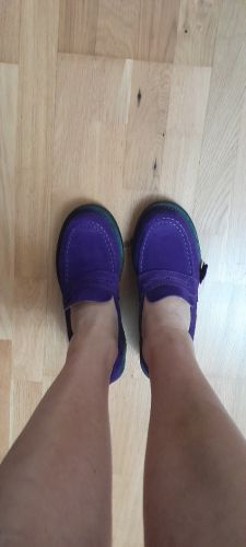 Filippo Lederhalbschuhe mit Absatz DP4685/23 VI Lila
