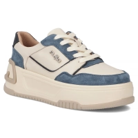 beige || blau